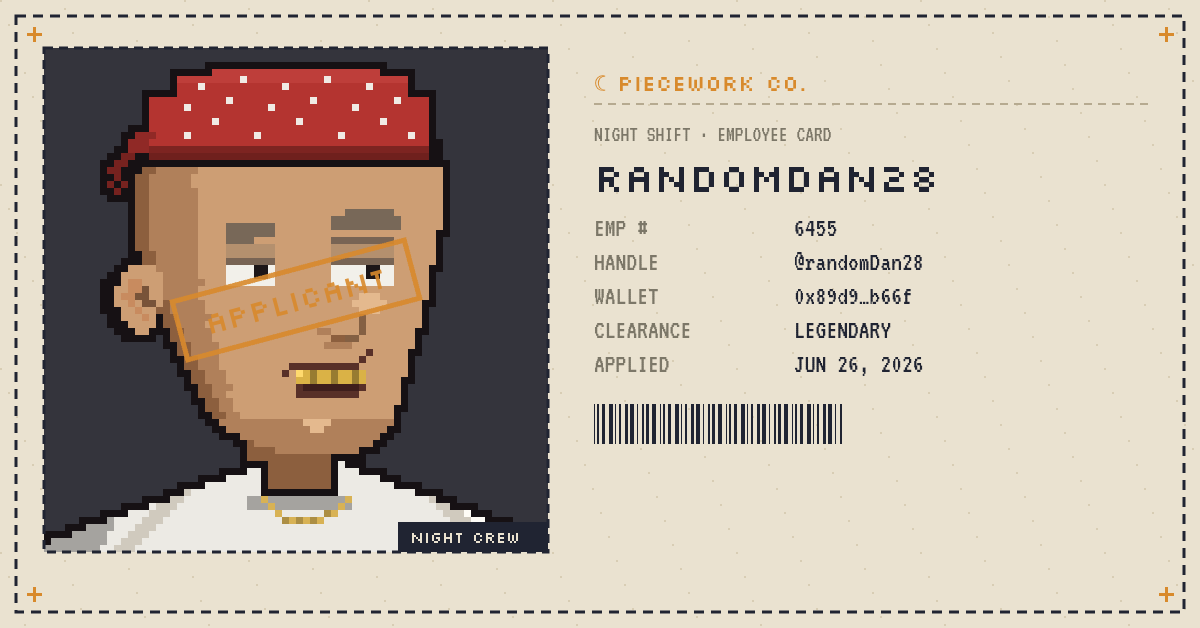 employee card